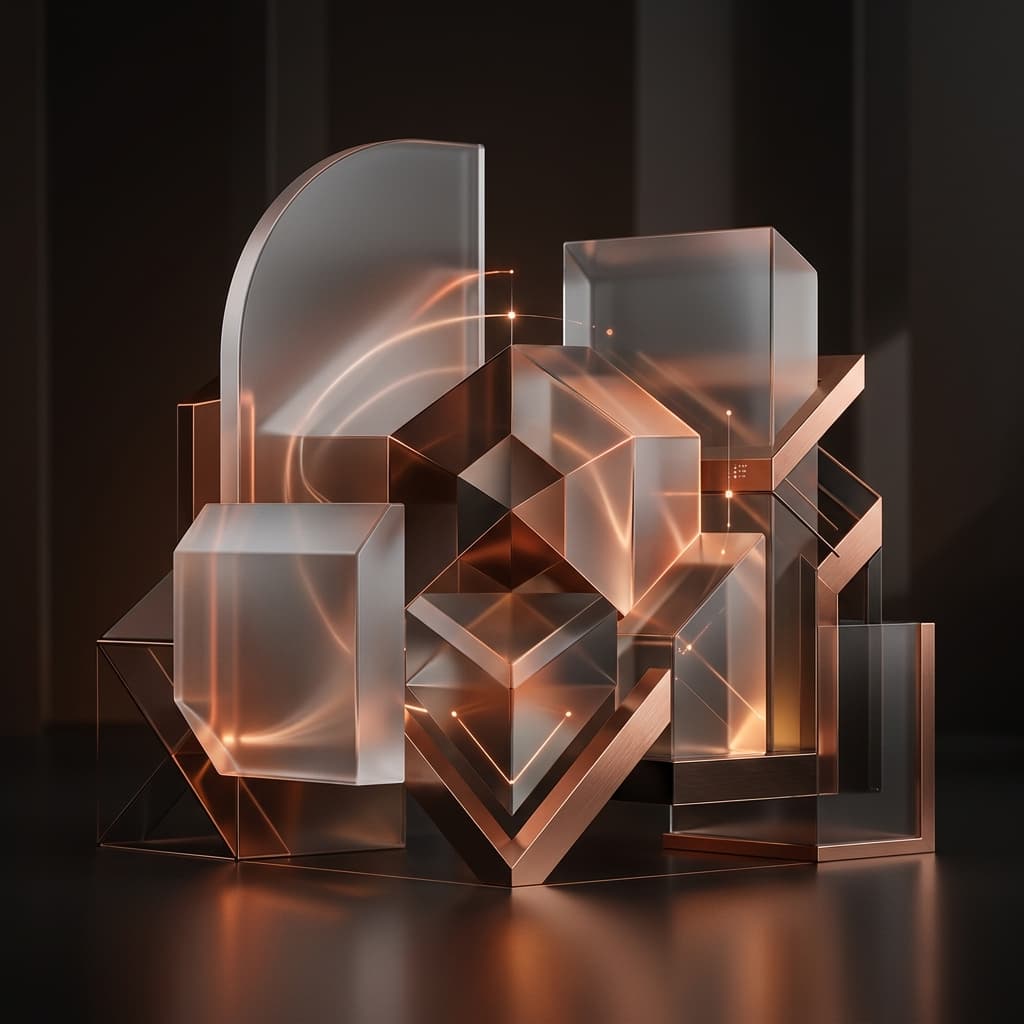 Abstract finance geometric art