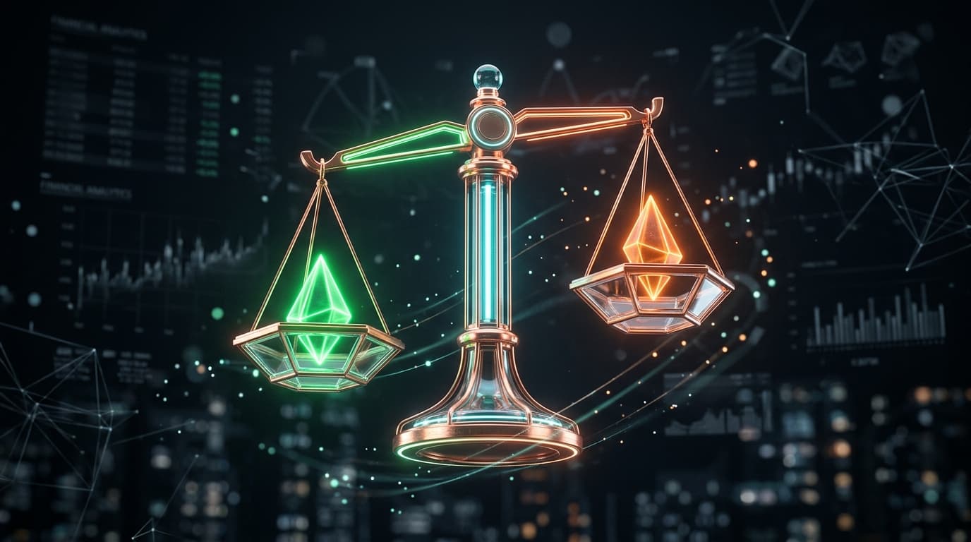 Compare competitors 3D graphic
